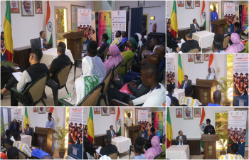The Embassy organized an orientation session on 07 July 2026 for the newly selected Malian students for the ICCR Scholarship (Academic Year 2026-27). Ambassador Dr. N. Nandakumar addressed the students and wished them success.